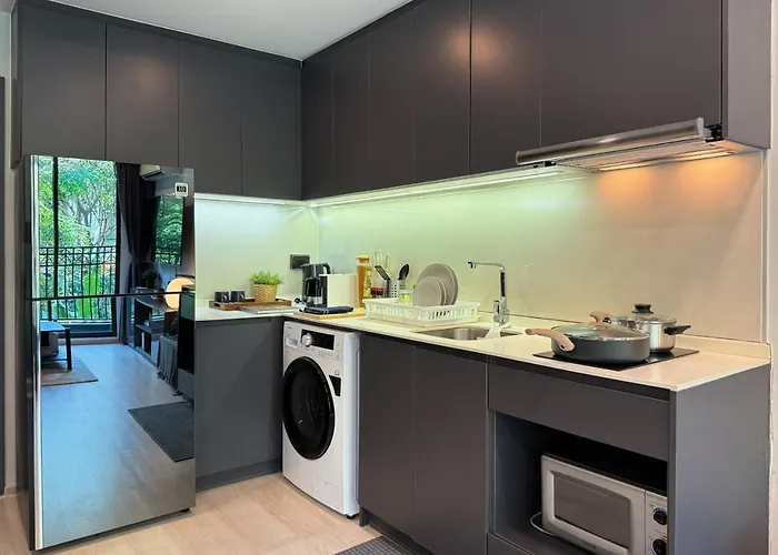Contemporary Downtown - Ultra Fast Wifi - Bts Asoke Holiday home *