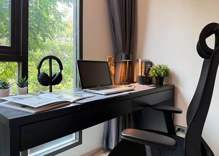 Holiday home Contemporary Downtown - Ultra Fast Wifi - Bts Asoke *